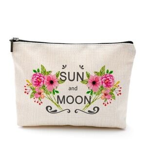 cotton/linen cosmetic bag